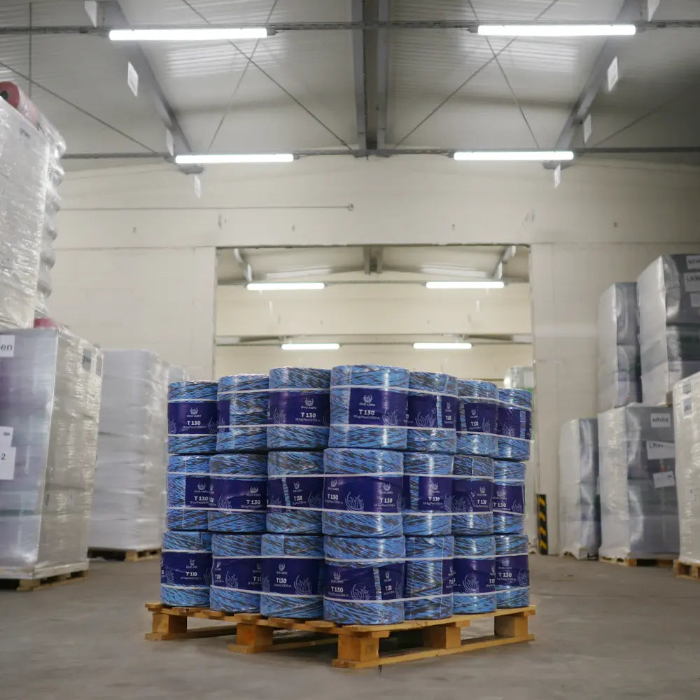 DUO AGRO T130 Pressengarn 130 m/kg - UV Stabil + Reißfest - für alle Pressen von DUO AGRO - Heu, Stroh, Silage, Heulage binden. Das Garn bindet Ernte.