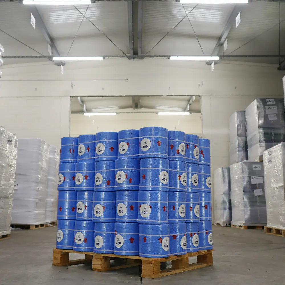 DUO AGRO T400 Pressengarn Universell - UV Stabil + Reißfest - für alle Pressen von DUO AGRO - Heu, Stroh, Silage, Heulage binden. Das Garn bindet Ernte.