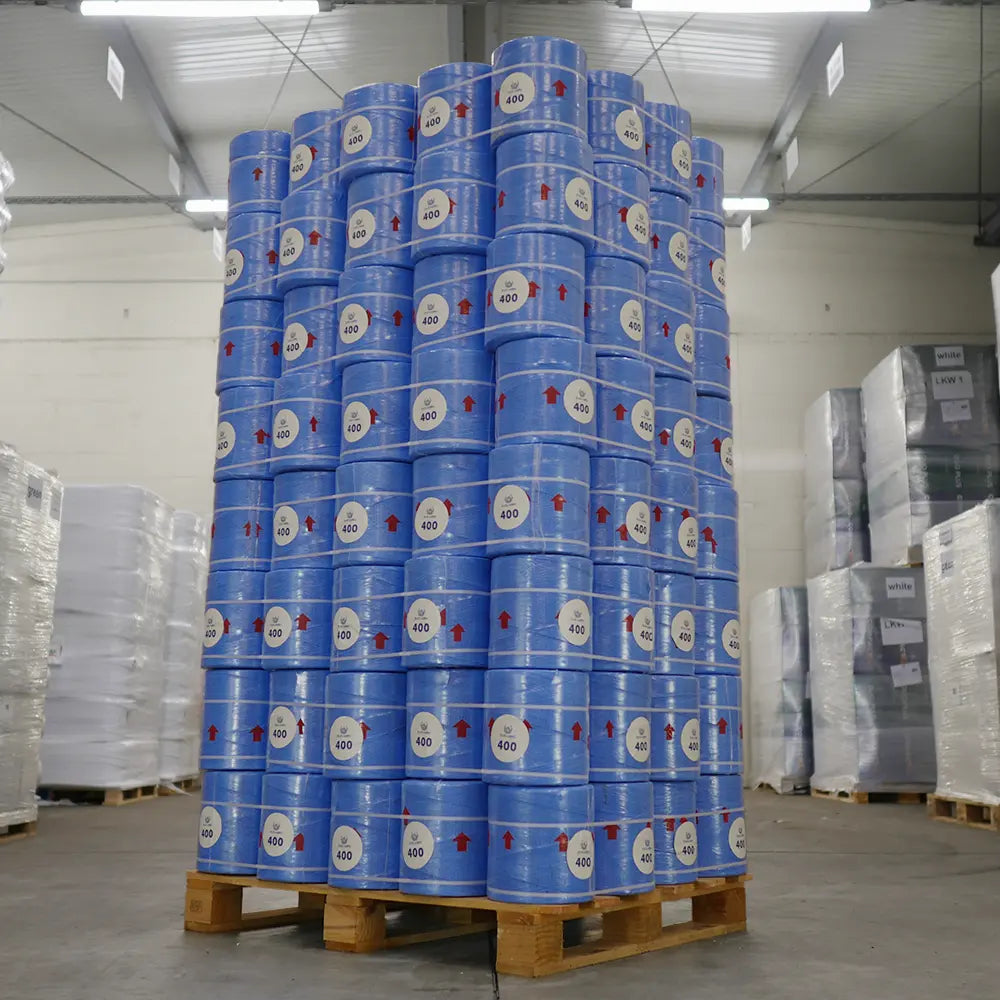 DUO AGRO T400 Pressengarn Universell - UV Stabil + Reißfest - für alle Pressen von DUO AGRO - Heu, Stroh, Silage, Heulage binden. Das Garn bindet Ernte.