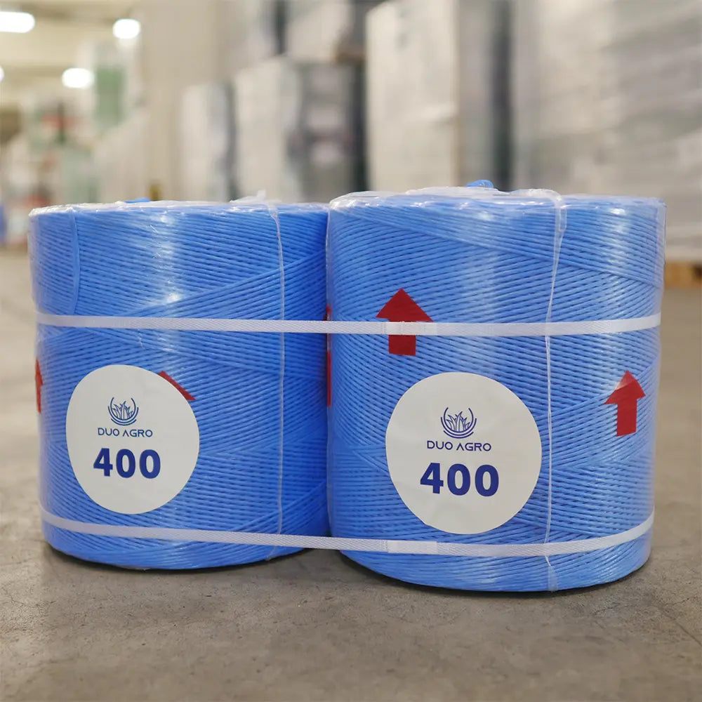 DUO AGRO T400 Pressengarn Universell - UV Stabil + Reißfest - für alle Pressen von DUO AGRO - Heu, Stroh, Silage, Heulage binden. Das Garn bindet Ernte.